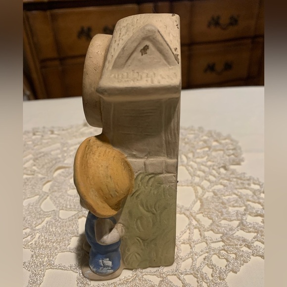 Vintage Angelus Clockwork Music Box Turning Water Wheel Plays Love Me Tender - Picture 3 of 6